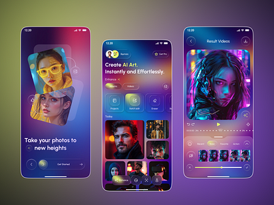 AI Photo Editor Mobile App ai app ai editor ai photo editor ai photo editor mobile app ai tools app app design background remover app image enhancer app ios mobile app mobile ui photo editing app photo editor remove background smartphotoeditor ui uiux ux
