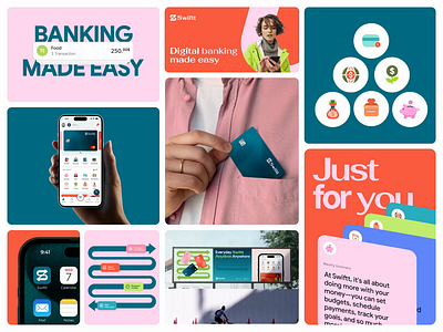 Digital Banking Branding Campaign app design brand identity brand visuals branding campaign design digital banking financial app fintech fintech branding marketing design modern design outdoor advertising product marketing ui design visual identity