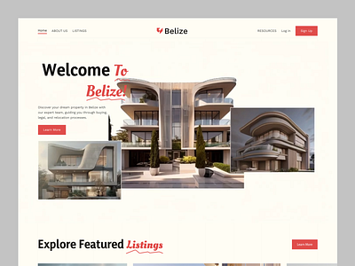 Real Estate Website Design home house landing page design property agent property booking property platform real estate real estate ui real estate web real estate website real estate website design real estate website template residential rental ui ui ux designer ux web designer website website design