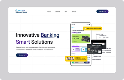 Smart Bank Website Design. bank management bank management app bank website design banking website design banling site banling ui ux design banling website design landing page ui ux management saas saas website saas website design smart bank website design.