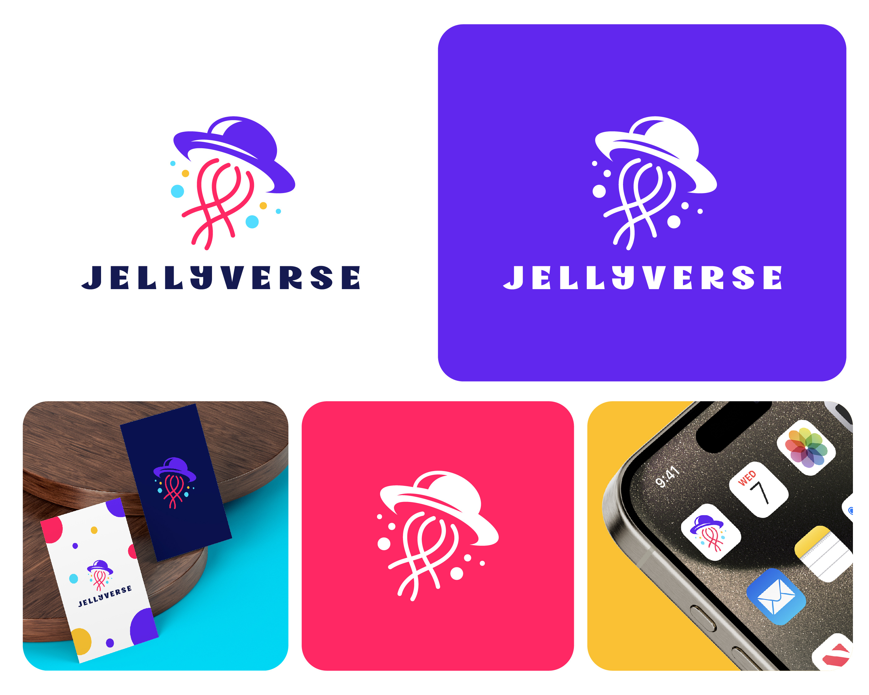 Example of Logo Design With Complete Brand Identity
