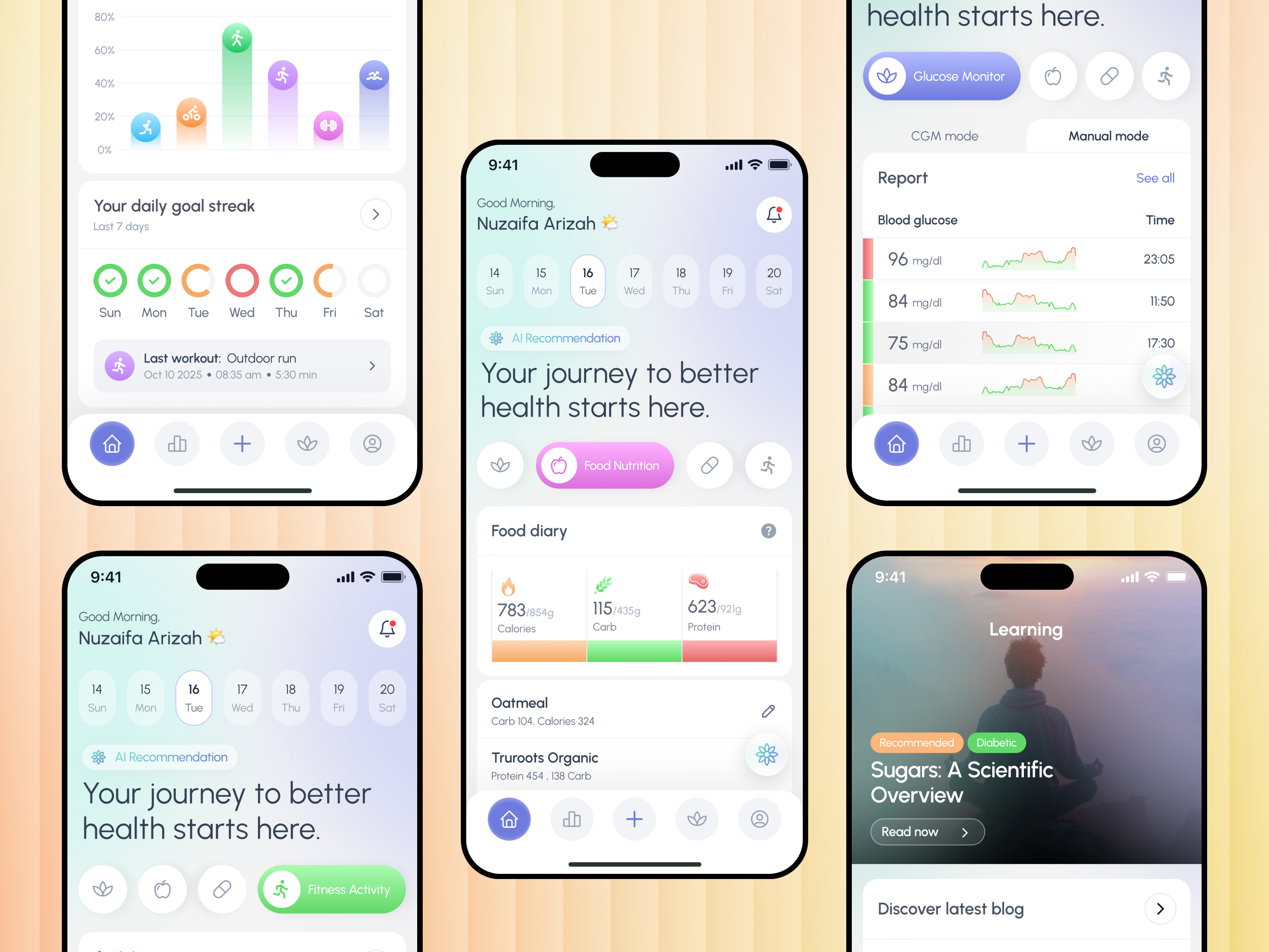 Example of Mobile App UI/UX Design I Os & Android
