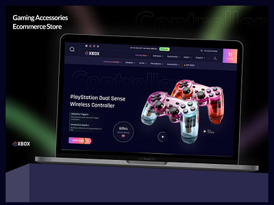 Gaming Accessories E-commerce Store | Web design branding design graphic design illustration logo product design shopify ui ux website design