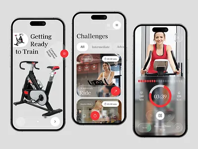 Fitness Training Mobile App app design fitness fitness app fitness tracker fitness training gym app mobile app mobile ui sports training training app workout app