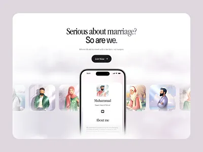 Dating Website ai ai product design ai web app artificial intelligence dating hinge influencer landing page onboarding product design profile registration saas social startup tinder user experience user interface web design website