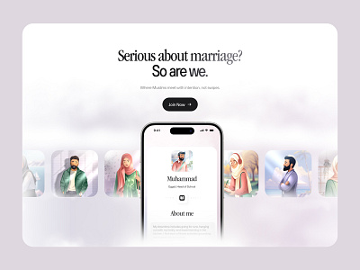 Dating Website ai ai product design ai web app artificial intelligence dating hinge influencer landing page onboarding product design profile registration saas social startup tinder user experience user interface web design website