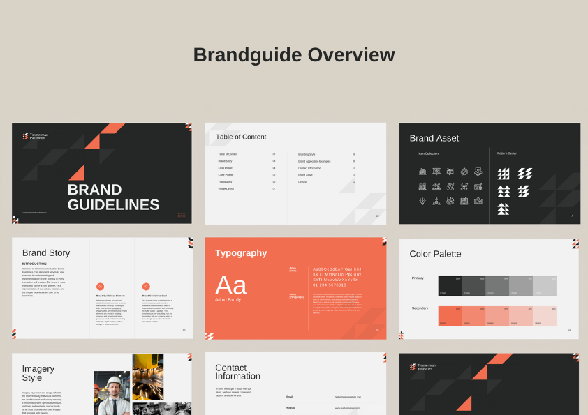Example of Brand Identity & Guidelines Design 