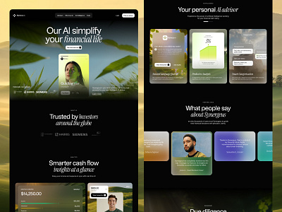 AI Finance Landing Page ai ai platform banking finance finance landing page finance website financial website fintech fintech startup hero section homepage investment investment platform landing page personal finance app saas startup trading web platform website