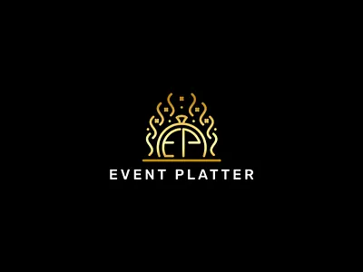 EVENT PLATTER Minimal Luxury Logo Concept with Monogram brand identity branding design design logo flat graphic design icon icon logo illustration logo logo design logos logotype luxury minimal minimalist modern ui unique