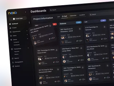Project management dashboard clean dashboard design interface layout management minimal modern project saas task team ui ux web work