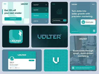 Branding Exploration: VOLTER brand identity branding logo logo design logos