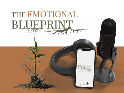 Logo Design for The Emotional Blueprint brand branding coach consult consultancy design digital digital art graphic design icon icon design iconic identity branding illustration logo logo design modern personal growth podcast professional