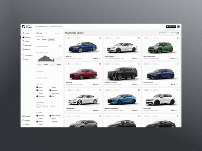 Dashboard Design For a Car Rental Service car car rental rental service web web design