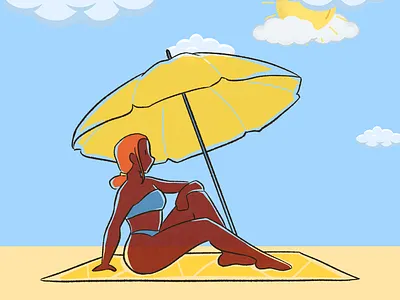 Beach day graphic design graphics design illustration