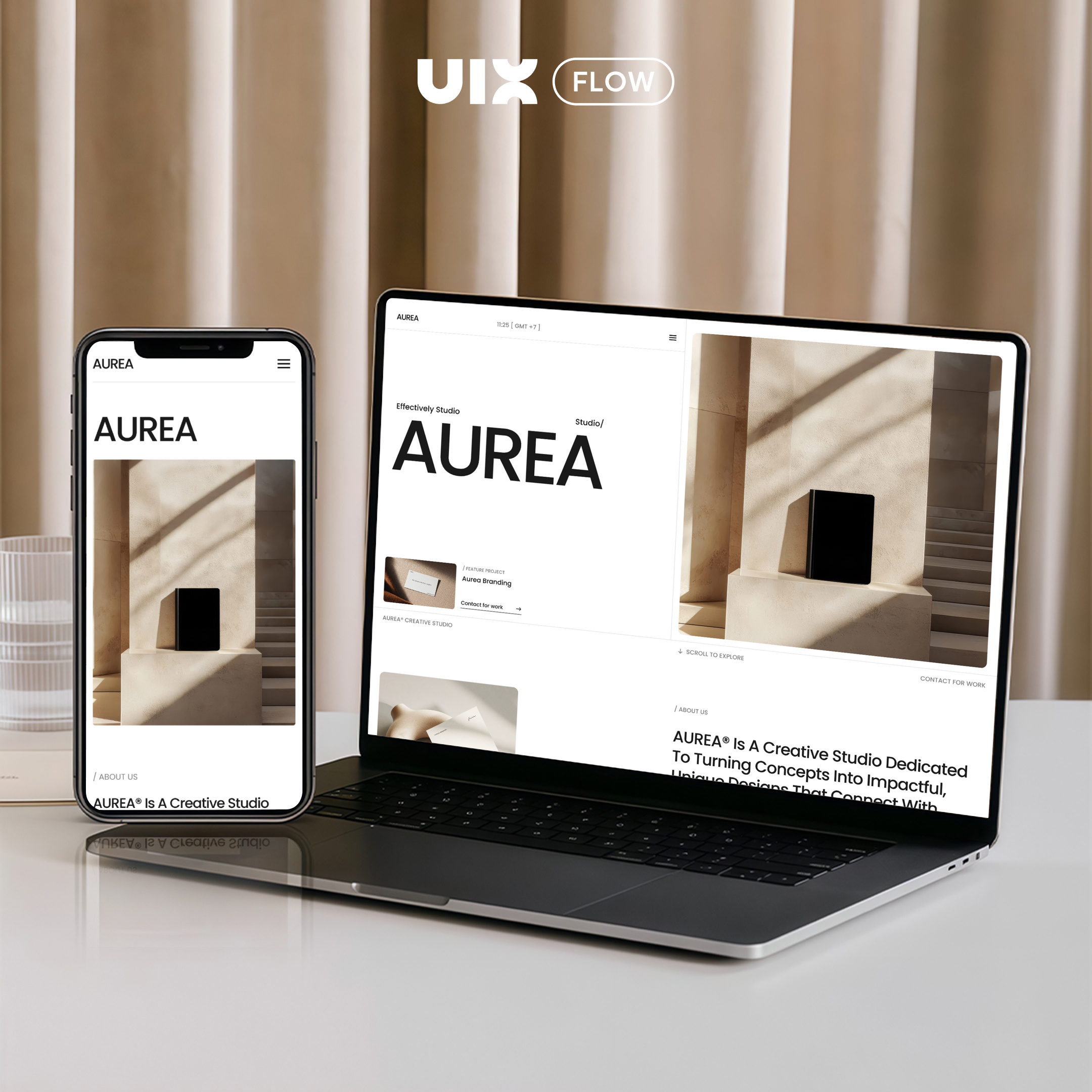 AUREA – The Webflow Template for Standout Creative Agencies aurea designstudio designtemplate minimaldesign uidesign uixflow webdesign webdesigncommunity webflow