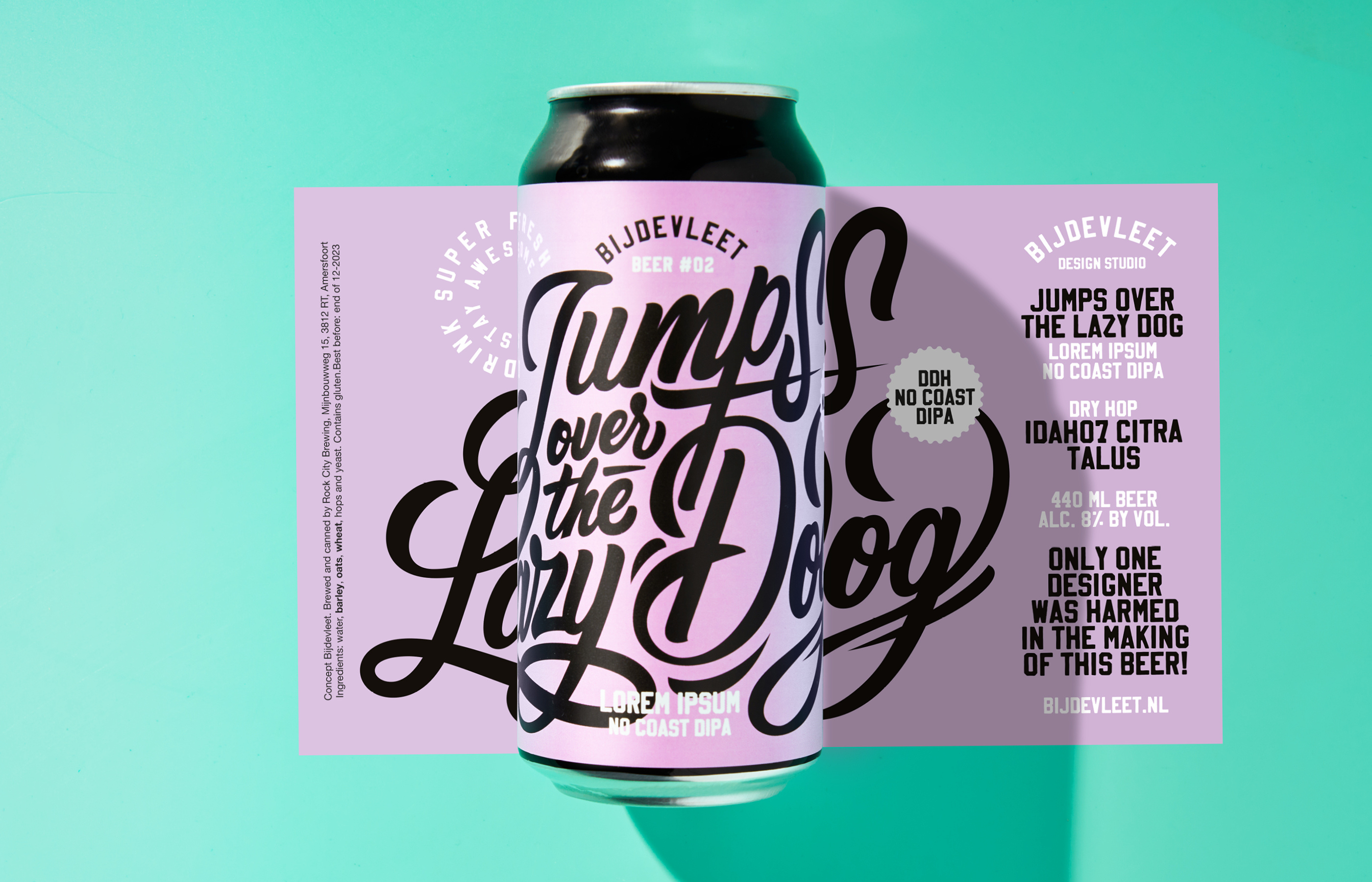 Example of Jumps Over The Lazy Dog - Lorem Ipsum No Coast DIPA