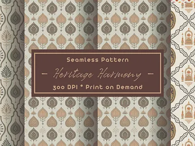 Seamless Digital Prints: Heritage Harmony aesthetic print patterns all over print patterns contemporary surface prints creative seamless backgrounds designer textile artworks digital fabric design digital textile prints fashion fabric prints luxury fashion prints modern geometric prints print design inspiration print on demand patterns seamless abstract prints seamless floral prints seamless print design seamless repeating patterns surface pattern design textile design portfolio vector pattern design wallpaper and fabric designs