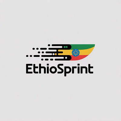 Ethiosprint Logo design graphic design logo