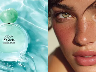 Armani advert ai fashion fragrence midjourney