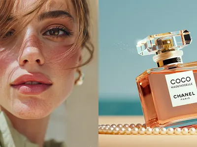 Chanel advert ai chanel fragrence luxury product
