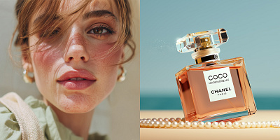 Chanel advert ai chanel fragrence luxury product