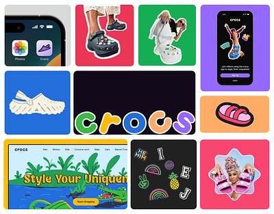 Crocs App and Website application branding dribbble illustration ui
