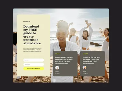Freebies + Testimonials = Web Conversion Power Combo abundance coaching marketing digital product digital strategy download elementor freebies newsletter online course review sales social proof subscription template testimonials user experience ux webdesign website wordpress