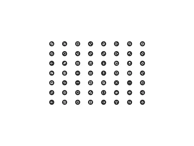 Icont set - network management icons illustration product design