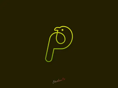 Letter P Parrot Logo abstract bird animal logo bird logo brand logo branding combination logo combination mark logo elegant branding letter p logo letter p parrot logo line art parrot logo design minimal logo minimalist logo modern logo monogram p logo p monogram parrot logo timeless logo
