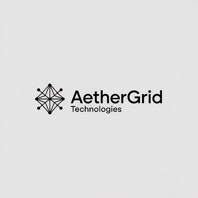 AetherGrid Technologies — Logo branding design graphic design logo