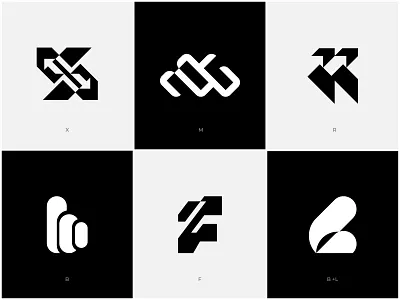 Modern Minimal Lettermark Logo Collection for Branding ai brand mark brandidentity branding business logo creative logo digital brand logo e commerce icon lettermark logo logo for sale logodesign logotype modern logo monogram symbol tech logo trading unused logo