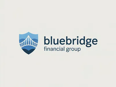 BlueBridge Financial Group branding design graphic design logo