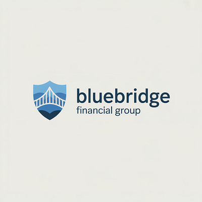 BlueBridge Financial Group branding design graphic design logo