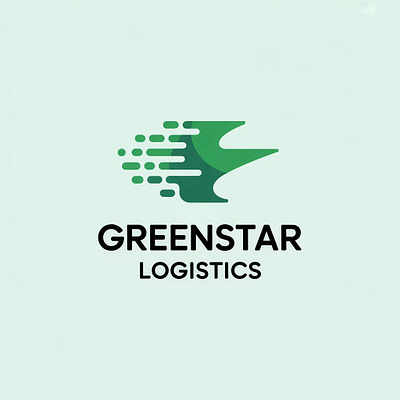 GreenStar Logistics branding design graphic design logo