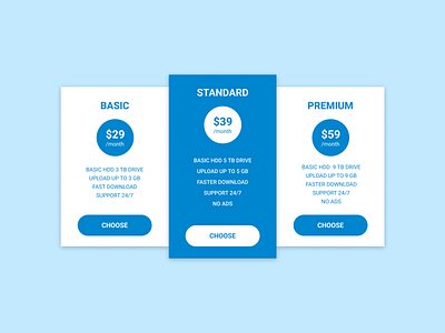 Pricing #dailyui #030 web design