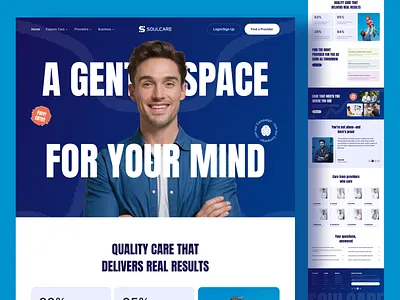 Mental Health Website halal healthcare website medical website mental health mental health app mental health landing page mental health saas mental health support platform mental health website design online consultation psychotherapy telemedicine teletherapy therapist website design uiux design web design