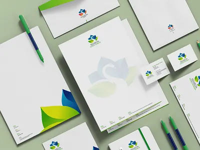 SWS Stationary branding freelance graphic design identity logo print design ui