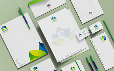 SWS Stationary branding freelance graphic design identity logo print design ui