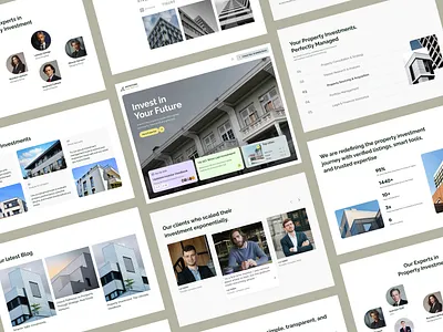INVESTORA | Real Estate Investment Landing Page finance graphic design investment land landing page modern ui pixxen property real real estate reel sale ui ux ux design web web design