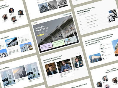 INVESTORA | Real Estate Investment Landing Page finance graphic design investment land landing page modern ui pixxen property real real estate reel sale ui ux ux design web web design