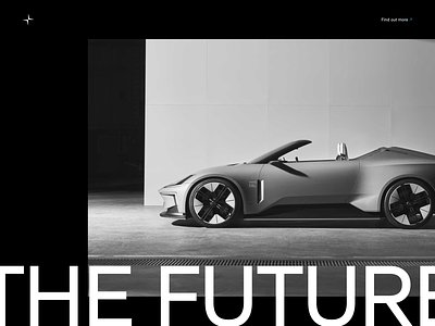 Electric future animation automotive car cars concept electric friday experiment future layout o2 polestar tgif typography ui design veichle