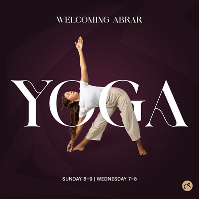 YOGA - Instagram Post Design instagram post design social media post design yoga studio