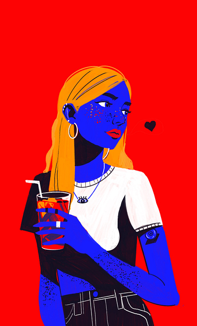 GG character cool chick cool girl cool girl illustration cool illustration style cool vibes illustrated woman illustration illustration of woman illustration style illustrator people portrait portrait illustration procreate woman illustrated