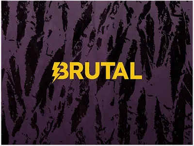 Brutal — Podcast Logo Design | Bold & Highly Legible bold typography brand brand identity branding calable identity creative direction design graphic design high contrast logo logo logo design modern logo podcast podcast branding podcast logo podcast logo design vector visual identity