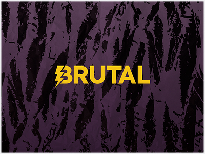 Brutal — Podcast Logo Design | Bold & Highly Legible bold typography brand brand identity branding calable identity creative direction design graphic design high contrast logo logo logo design modern logo podcast podcast branding podcast logo podcast logo design vector visual identity