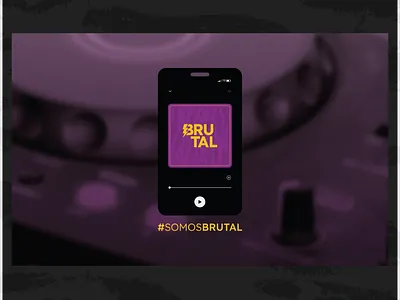 Brutal Podcast — Logo Applications on Digital Platforms applications brand brand identity brand presentation branding branding system design digital branding digital mockups graphic design high contrast design identity design logo logo application logo design modern branding podcast podcast logo responsive logo design vector