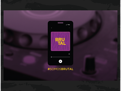 Brutal Podcast — Logo Applications on Digital Platforms applications brand brand identity brand presentation branding branding system design digital branding digital mockups graphic design high contrast design identity design logo logo application logo design modern branding podcast podcast logo responsive logo design vector