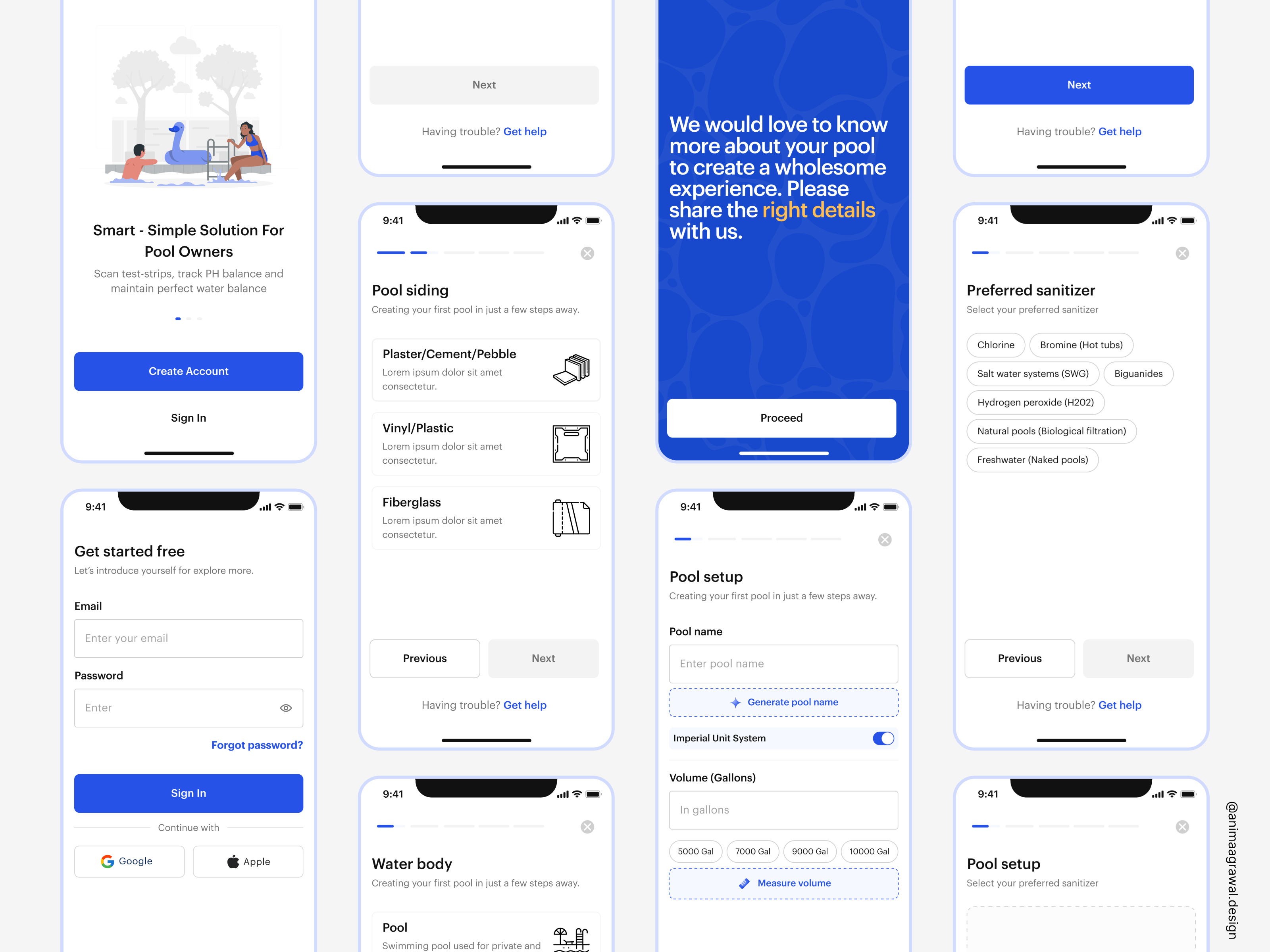 Example of Mobile App Design UI UX