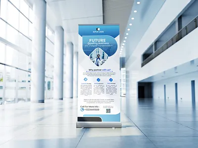 Corporate Business Flyer banner brand branding business creative roll up banner signag social media post