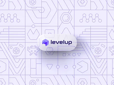 Level Up Gift Box Design 3d ai animation blockchain brand branding cybersports esports gaming gradient icon identity lepisov logo merch motion pattern rebrand system web3